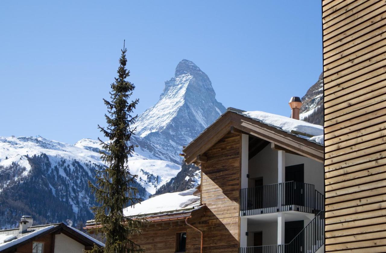Village Apartment With Matterhorn View Zermatt Exterior foto