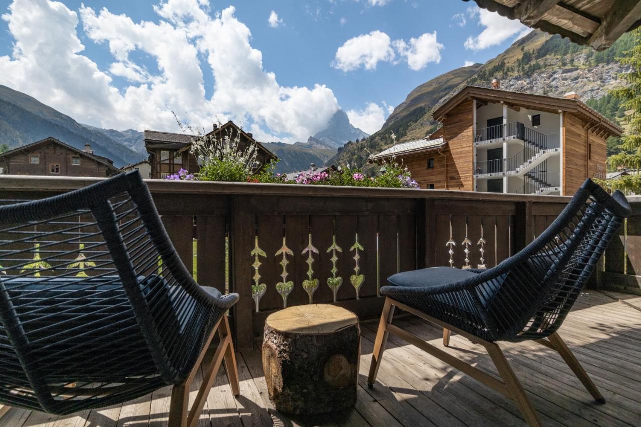 Village Apartment With Matterhorn View Zermatt Exterior foto